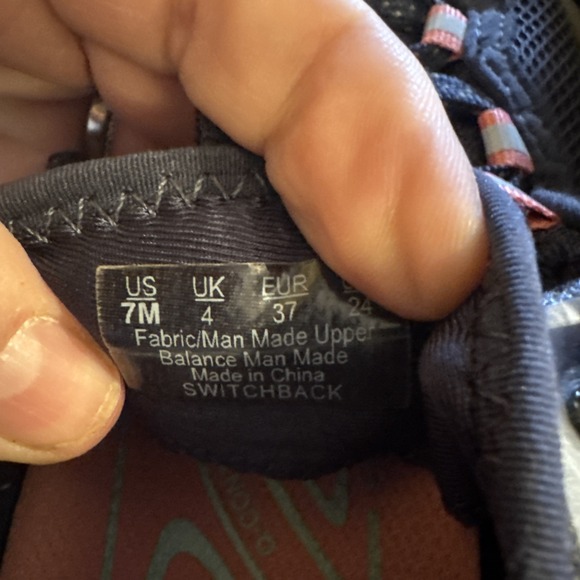 Ryka Womens Switchback Running Shoes Black Mid Top Fabric Lace Up 7 - Picture 6 of 6